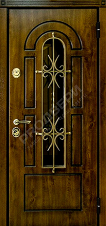 Фотография «Дверь с ковкой №12»